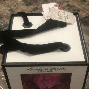 Always and forever pink flower bear